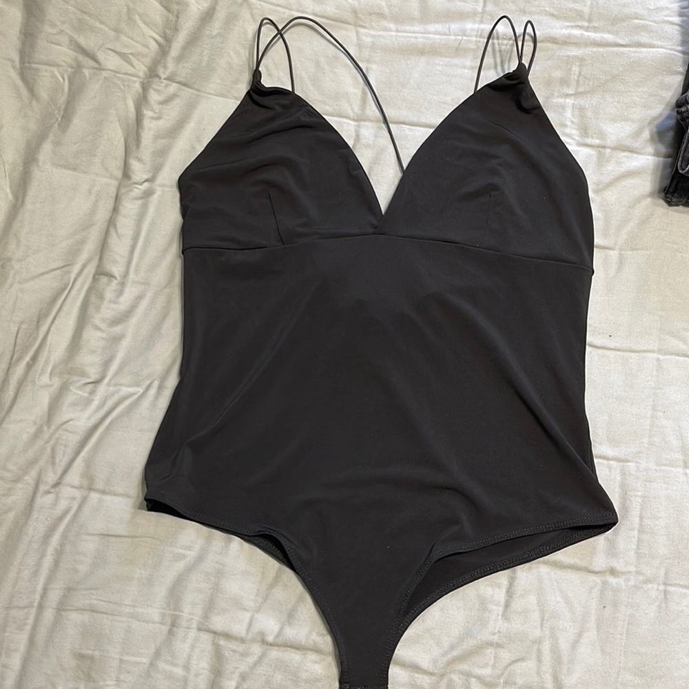 Dynamite cross back body suit